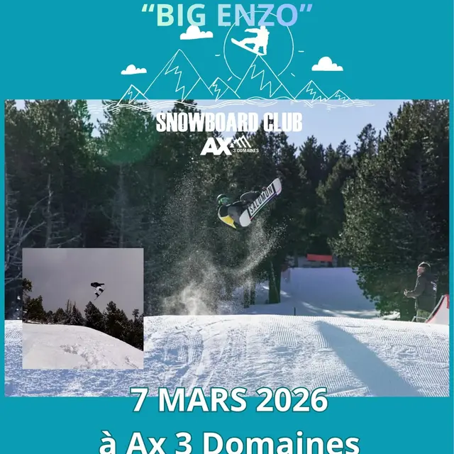 Coupe des Pyrénées de Snowboard BIG AIR Big Enzo_Ax-les-Thermes