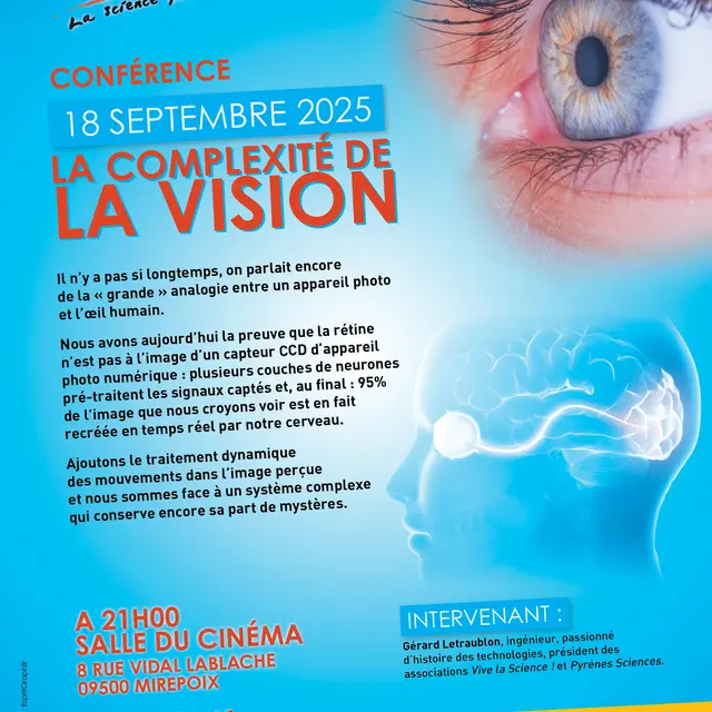 Conférence La complexité de la vision_Mirepoix