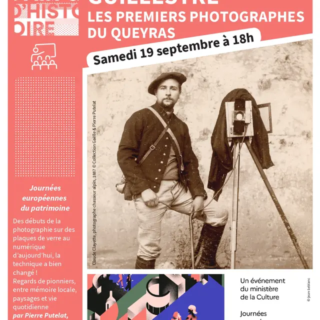 Les Journées Européennes du Patrimoine - Les premiers photographes du Queyras_Guillestre