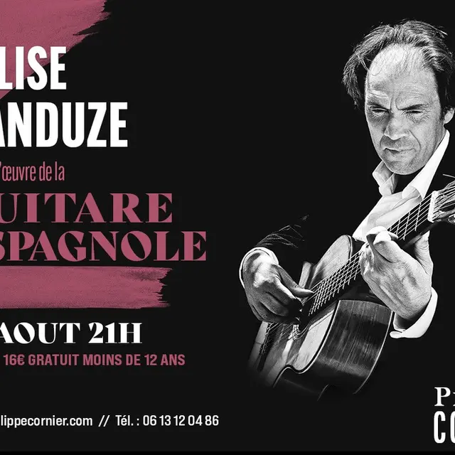 Concert guitare classique de Philippe Cornier_Anduze