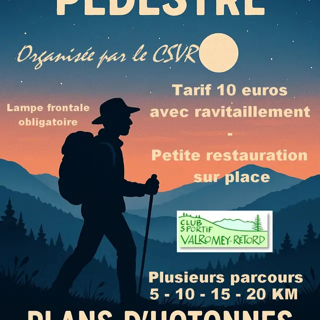 Randonnée pédestre semi-nocturne aux Plans d'Hotonnes_Haut Valromey