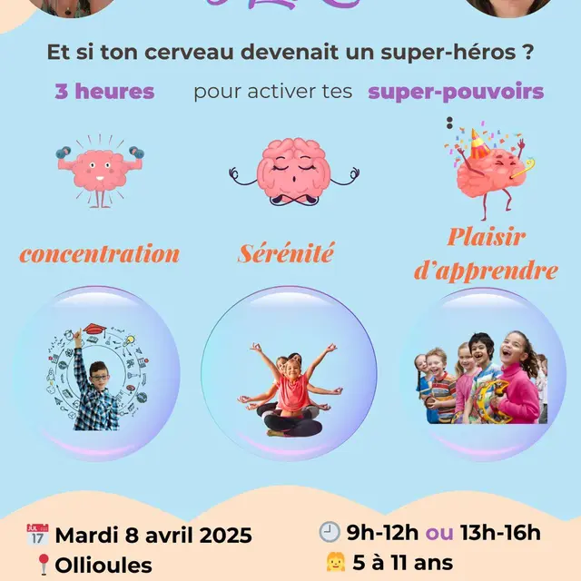 Atelier super cerveau, super zen