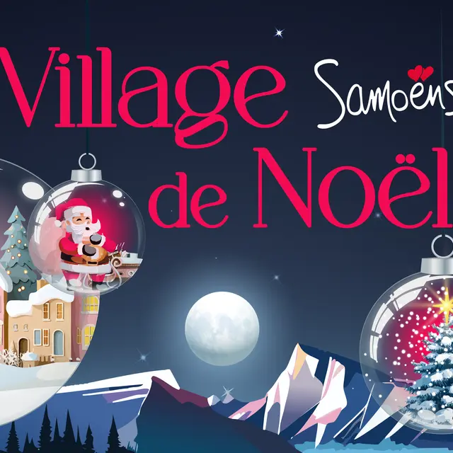 Déambulation : Passage du Père Noël_Samoëns