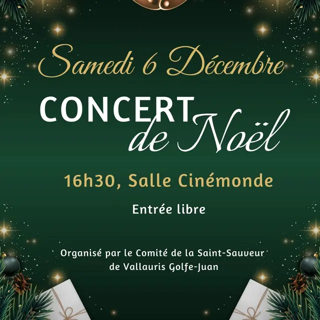 Concert de Noel du Comité de la Saint Sauveur_Vallauris Golfe - Juan