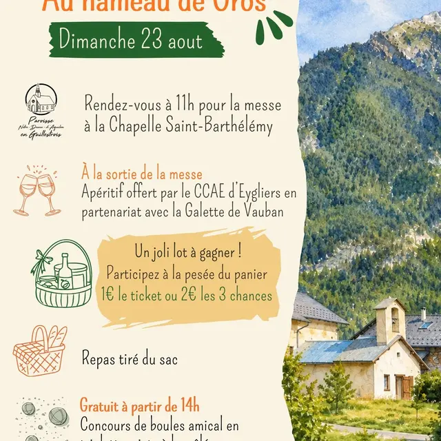 Fête de la saint Barthélémy du hameau de Gros_Ceillac