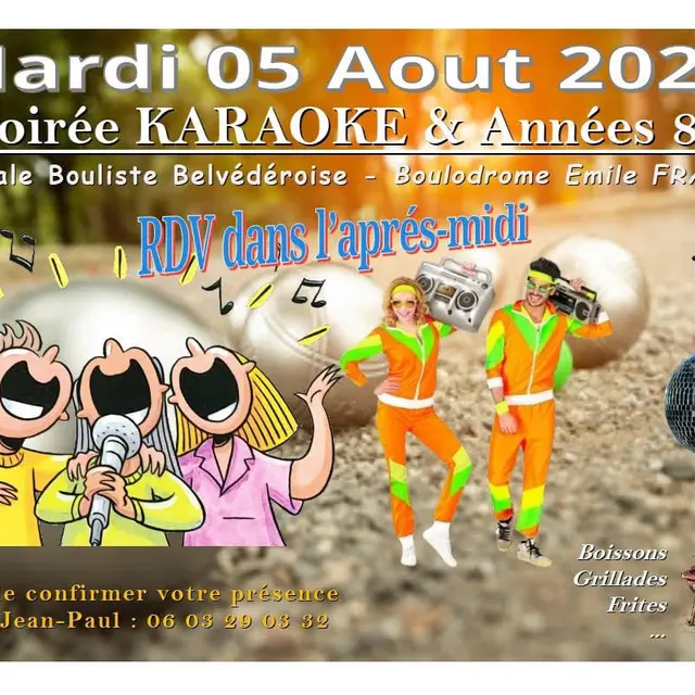 Soirée karaoké et années 80_Belvédère