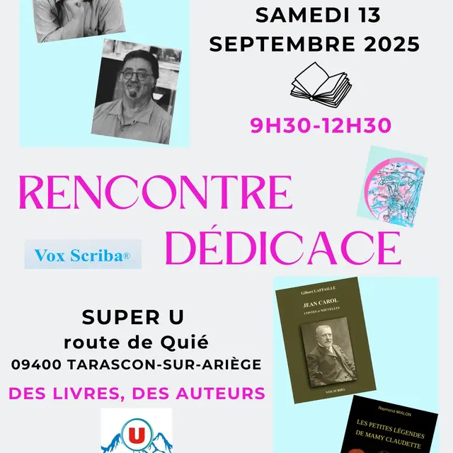 Rencontre Dédicace_Tarascon-sur-Ariège