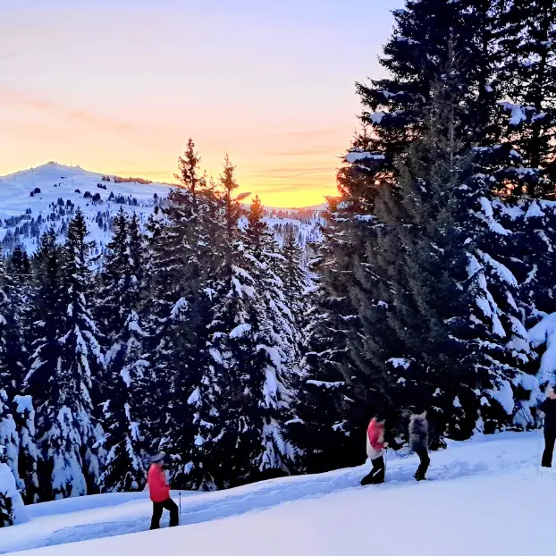 CREPUSCULE A LA SAVOYARDE_Les Saisies