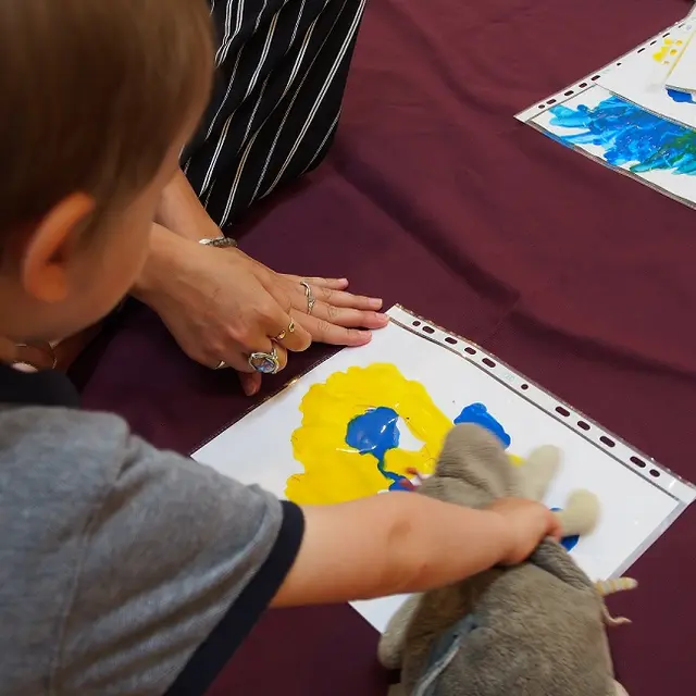 Bébé au musée : Nature peinture_Valence