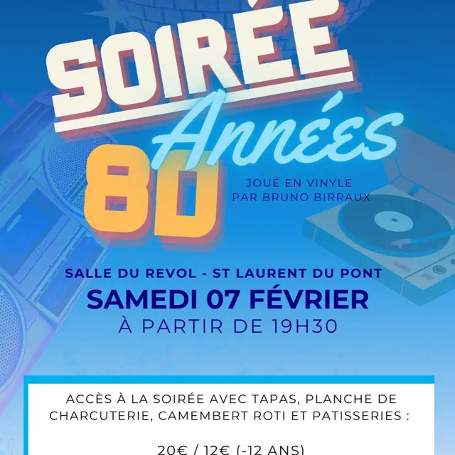Soirée années 80_Saint-Laurent-du-Pont