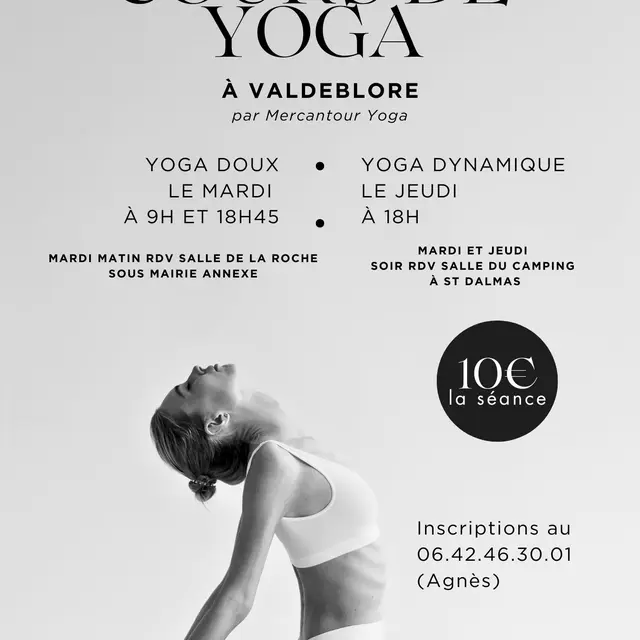Cours de Yoga - Camping St Dalmas Valdeblore_Valdeblore