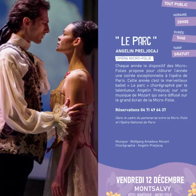 Opéra Micro-Folie : Le Parc