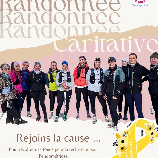 Randonnée caritative pour l'endométriose_Le Poizat-Lalleyriat
