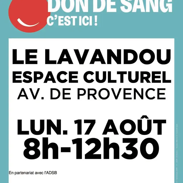 Don du sang Le Lavandou_Le Lavandou