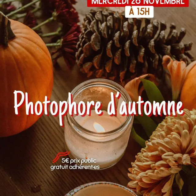 Atelier créatif photophore d'automne_La Couarde-sur-Mer