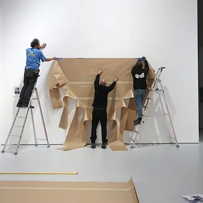 Coulisses d'une exposition