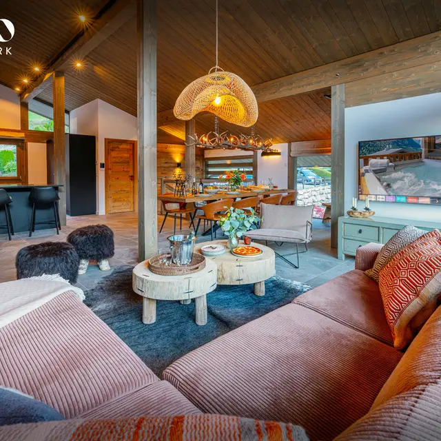 Pièce à vivre - Chalet Amarou