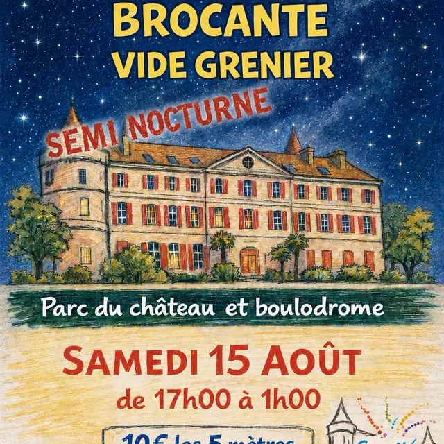 Brocante vide-greniers nocturne à Malijai_Malijai