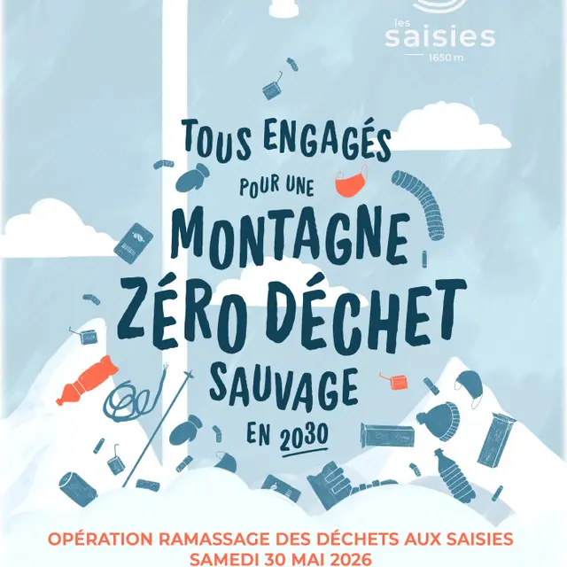 Opération nettoyage de printemps_Les Saisies