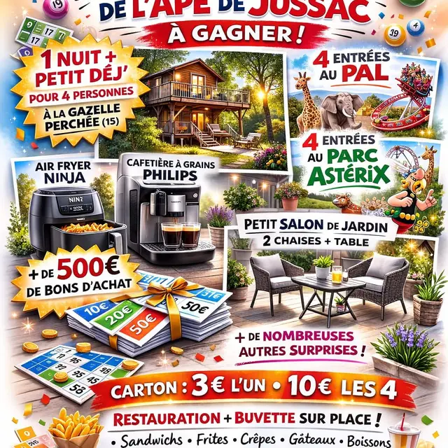 Quine de l'APE de l'école de Jussac_Jussac