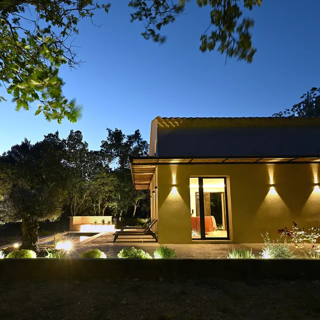 Mazet au coeur d'une truffière