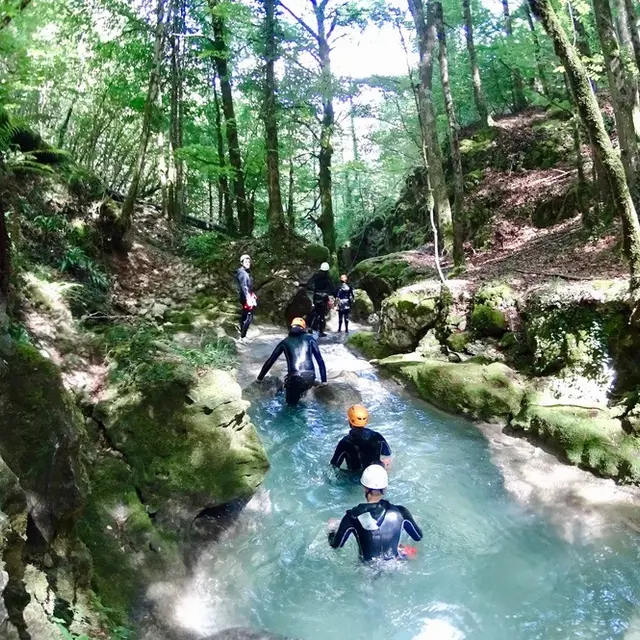 Canyoning Chaley, Ain