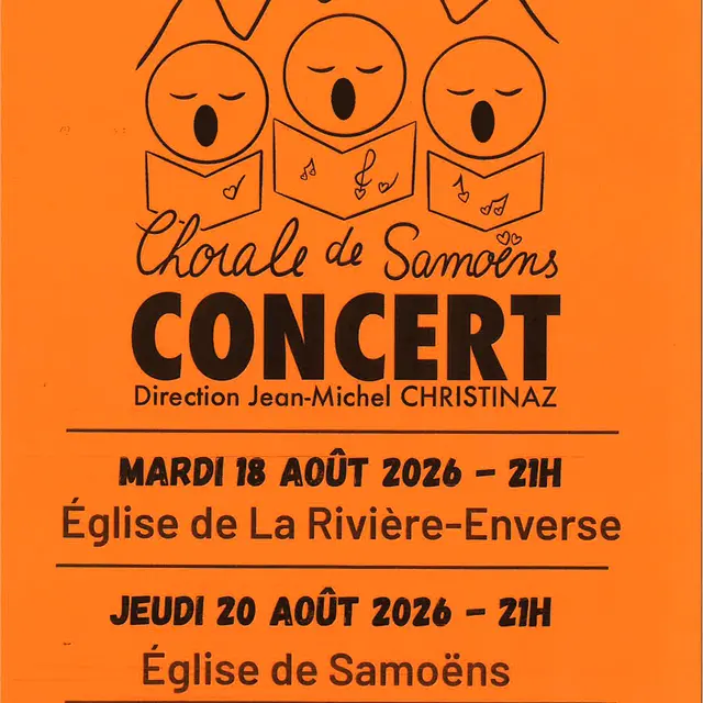 Concert de la Chorale de Samoëns_Samoëns
