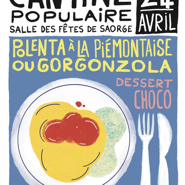 Cantine populaire Polenta à la piémontaise_Saorge