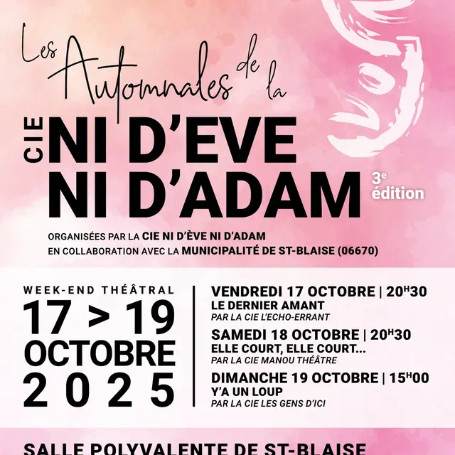 Les Automnales de la Cie Ni d'Eve ni d'Adam_Saint-Blaise
