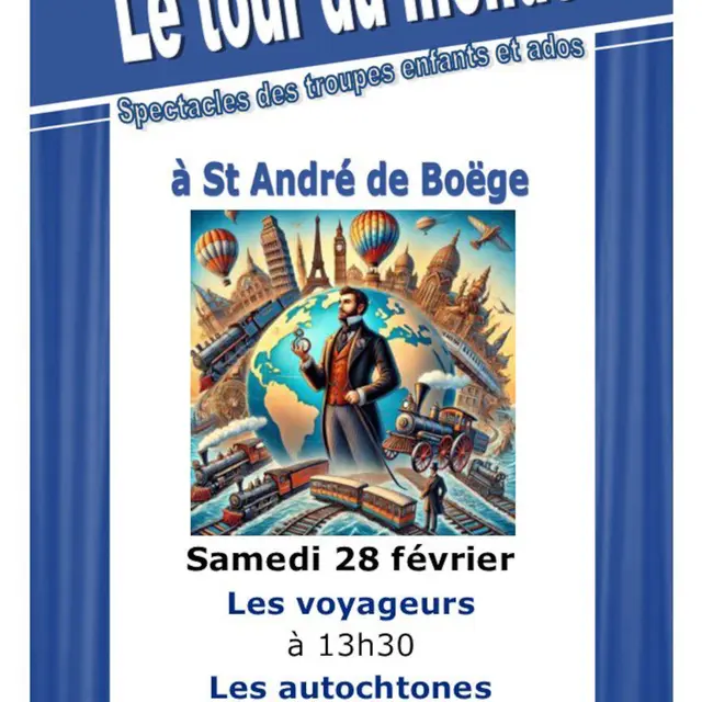 Spectacle des jeunes « Le Tour du monde »_Saint-André-de-Boëge
