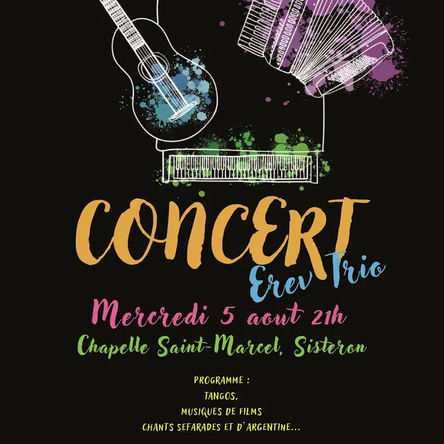 Concert : Erev Trio_Sisteron
