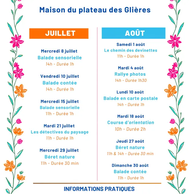 Animations aux Glières_Fillière