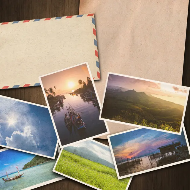 Atelier carte postale