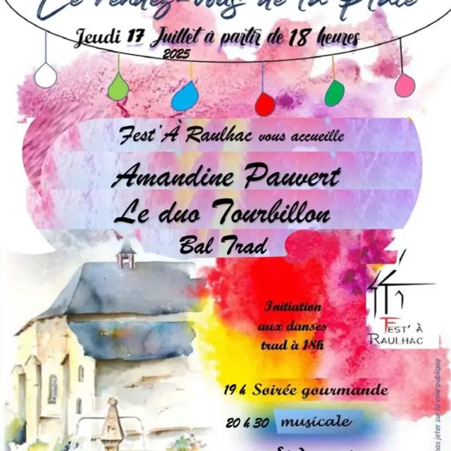 Le rendez-vous de la place_Raulhac