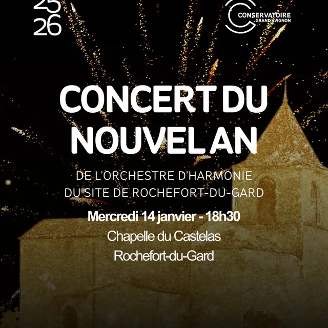 Concert du Nouvel An – Orchestre d’harmonie_Rochefort-du-Gard