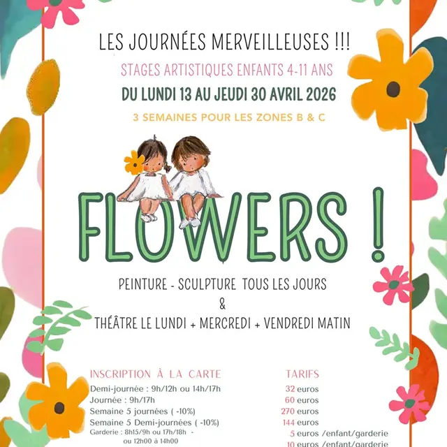 Les journées merveilleuses - Stages artistiques jeune public à La Petite Académie_Avignon