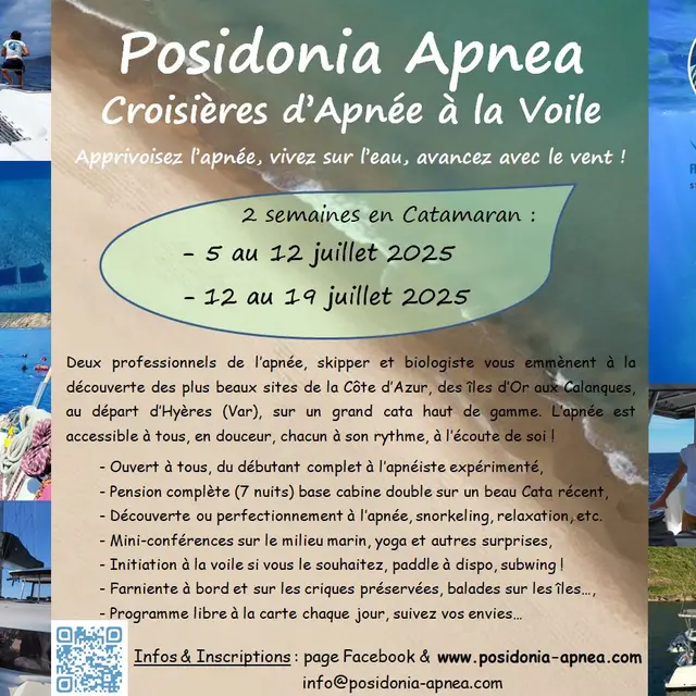 Croisière d'apnée à la voile_Hyères