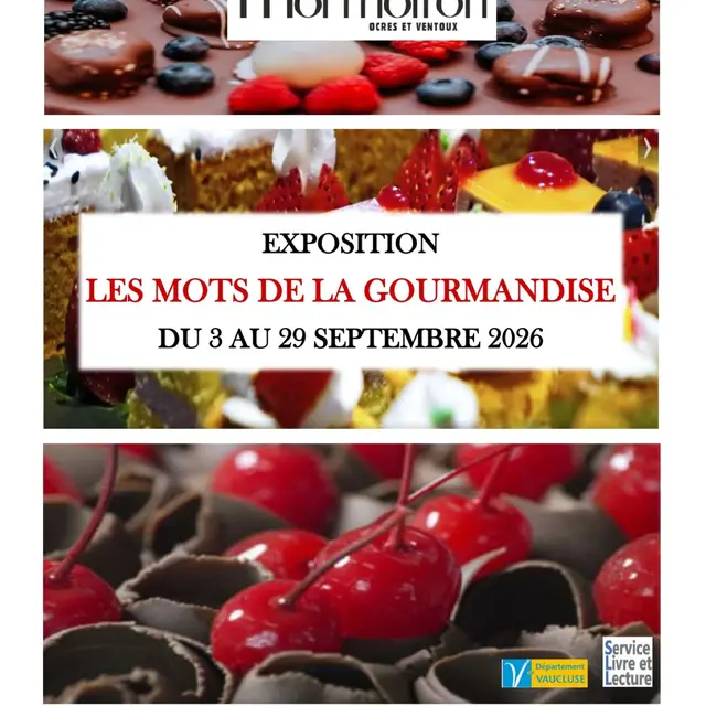 Exposition Les mots de la gourmandise_Mormoiron