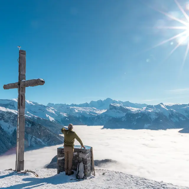 Itinéraire raquettes : La Bourgeoise depuis le chalet d'accueil de Joux Plane_Verchaix