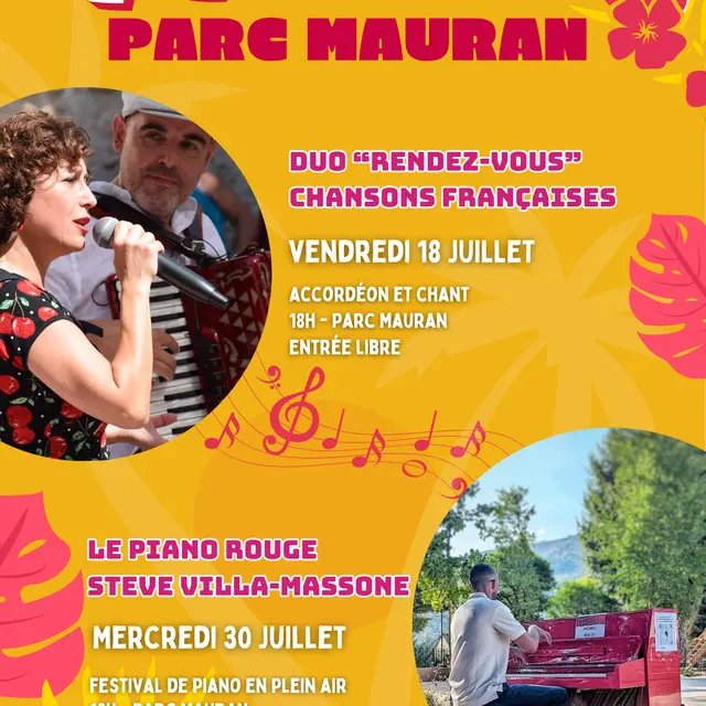 Les Concerts en plein air du parc Mauran_Tourrette-Levens