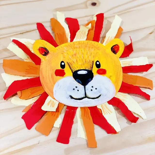 Trophée tête de lion