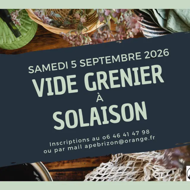 Vide grenier_Brizon