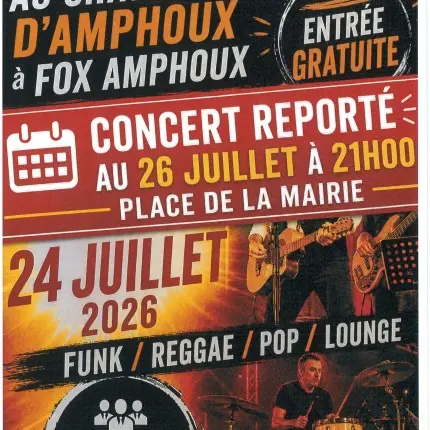 Concert : Zik'A 3 - musique pop, rock, funk_Fox-Amphoux