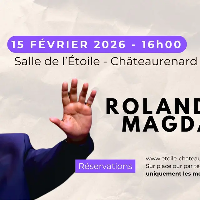 Clap de fin - Roland Magdane_Châteaurenard