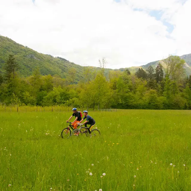 Itineraire vtt balise autour de Faverges
