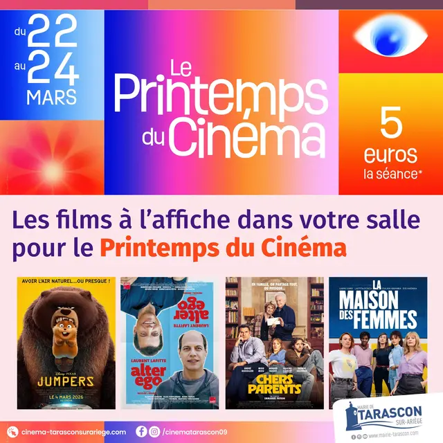 Le Printemps du Cinéma_Tarascon-sur-Ariège