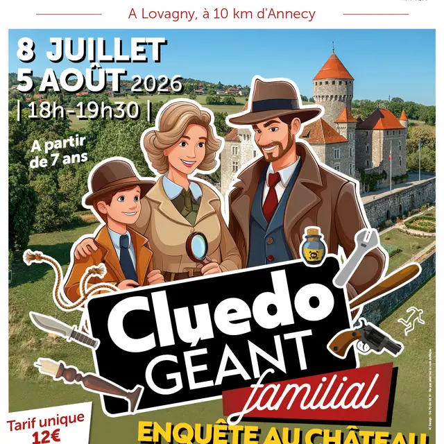 Cluedo géant familial