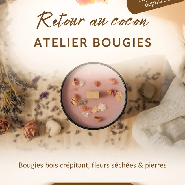 atelier bougies affiche