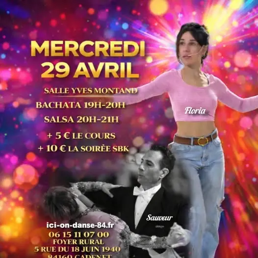 Cours de Bachata et de Salsa à Cadenet