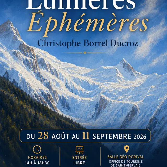 Vernissage exposition - Lumières éphémère_Saint-Gervais-les-Bains